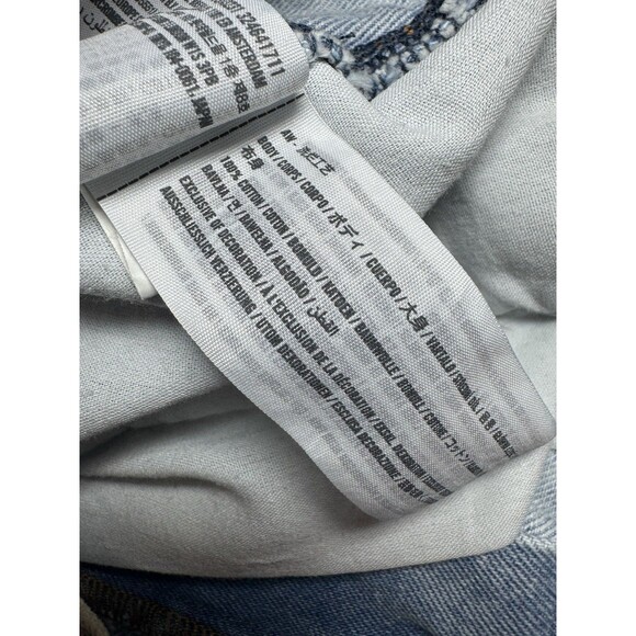 Abercrombie & Fitch Jeans Mens 34x32 Rigid Denim Baggy - Picture 10 of 12